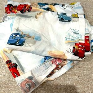 Pottery Barn Kids Cars Toddler Sheet Set